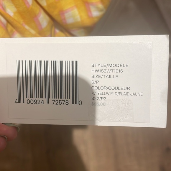 Hudson North The Picnic Peplum Blouse Size Small - Picture 6 of 7